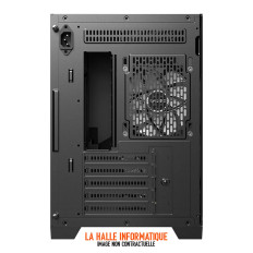 Boitier Mini Tour Micro ATX Antec Flux M RGB avec panneau vitré (Noir)