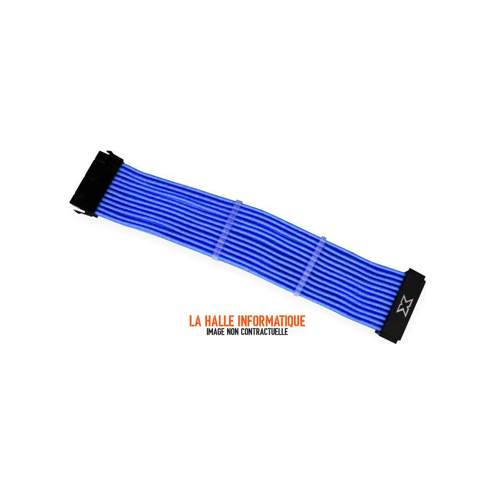 Câble d'extension (Rallonge) Xigmatek iCable MB - 1x 24 pins (Bleu)