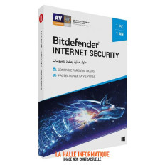 Bitdefender Internet Security - Protection 1 appareil / 1 an