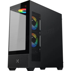 Boîtier ATX Xigmatek Alphard RGB Noir | Panneau vitré