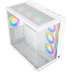 Boîtier Moyen Tour E-ATX Xigmatek Aqua Ultra Air-C RGB Blanc