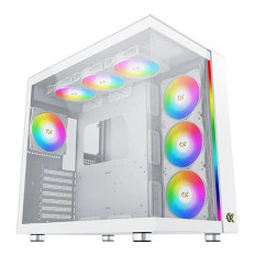 Boîtier Moyen Tour E-ATX Xigmatek Aqua Ultra Air-C RGB Blanc