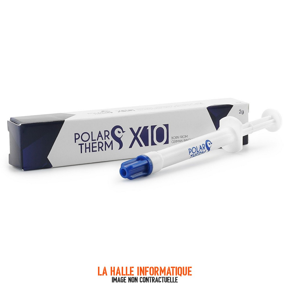 Pâte Thermique PolarTherm X-10 10g - Refroidissement PC efficace