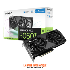 PNY GeForce RTX 5060 Ti Dual Fan OC 8Go - Carte Graphique