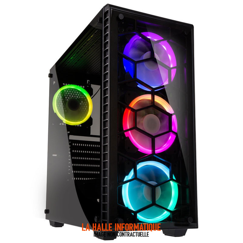 Kolink Observatory Y RGB Noir - Boîtier E-ATX vitré RGB
