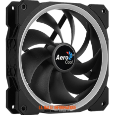 Lot 3 Ventilateurs AeroCool Orbit RC RGB 12cm Noir avec Télécommande