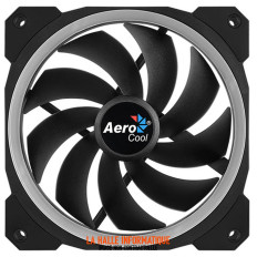 Lot 3 Ventilateurs AeroCool Orbit RC RGB 12cm Noir avec Télécommande