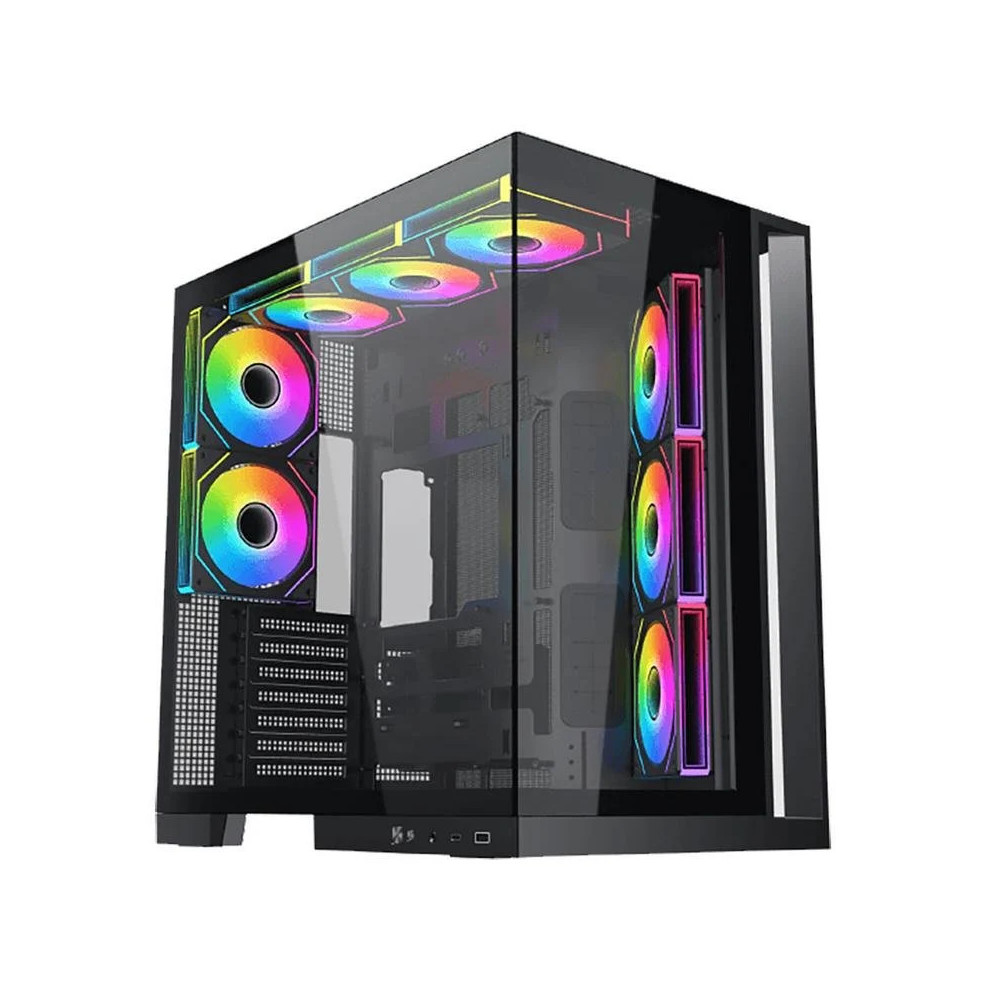 Boîtier ATX Xigmatek Aqua 7 RGB - Panneaux Vitrés Noir