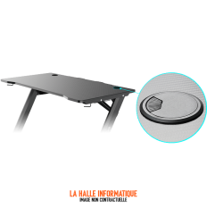 Bureau Gamer ThunderX3 ED3 Noir – Design & stabilité