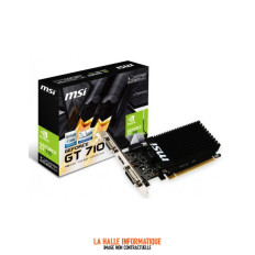 Carte Graphique MSI GeForce GT710 2GD3H 2Go Low Profile Passif