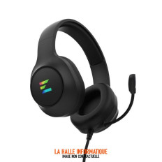 Casque Gamer filaire Zalman HPS310 RGB Noir - Son Immersif