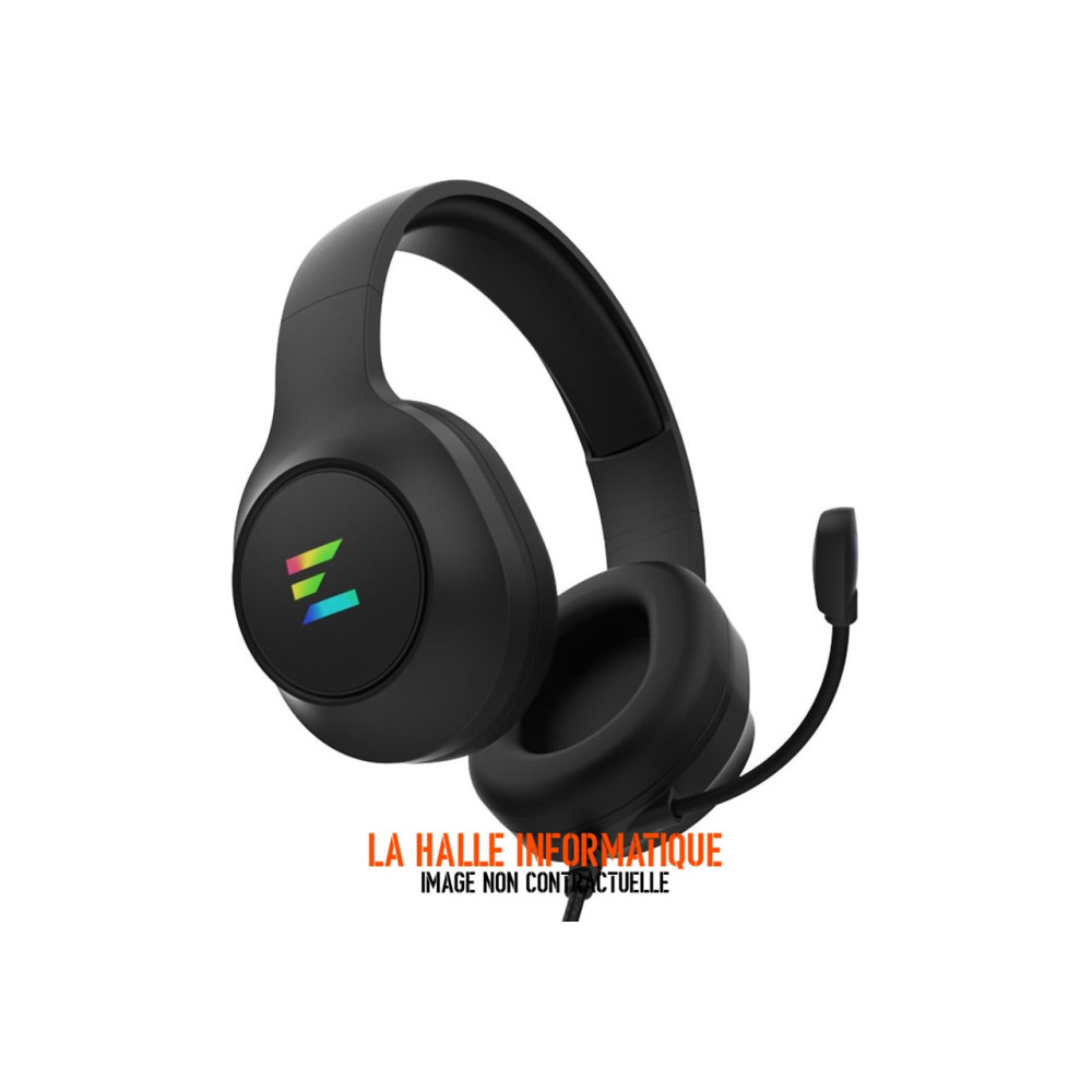 Casque Gamer filaire Zalman HPS310 RGB Noir - Son Immersif