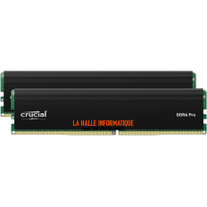 Kit RAM Crucial Pro 32Go DDR4 3200MHz (Noir) - Performance