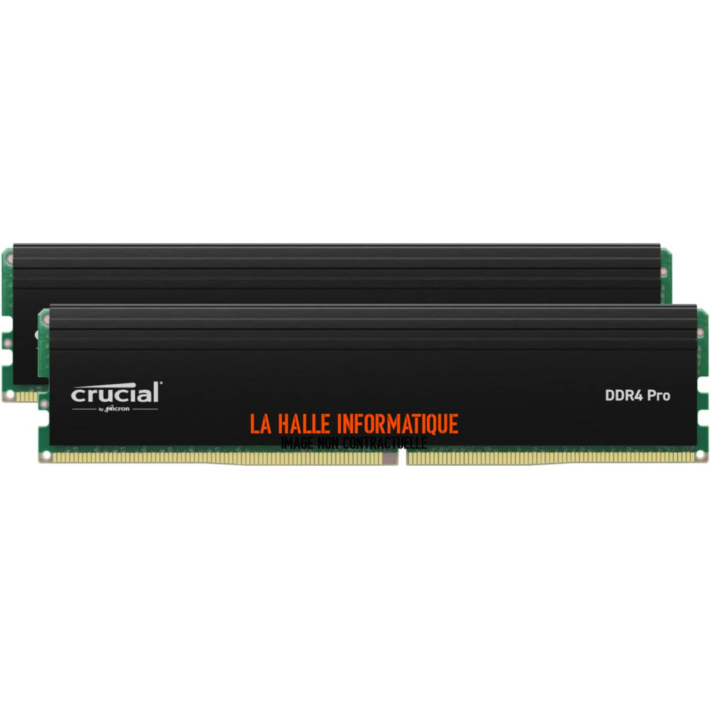 Kit RAM Crucial Pro 32Go DDR4 3200MHz (Noir) - Performance